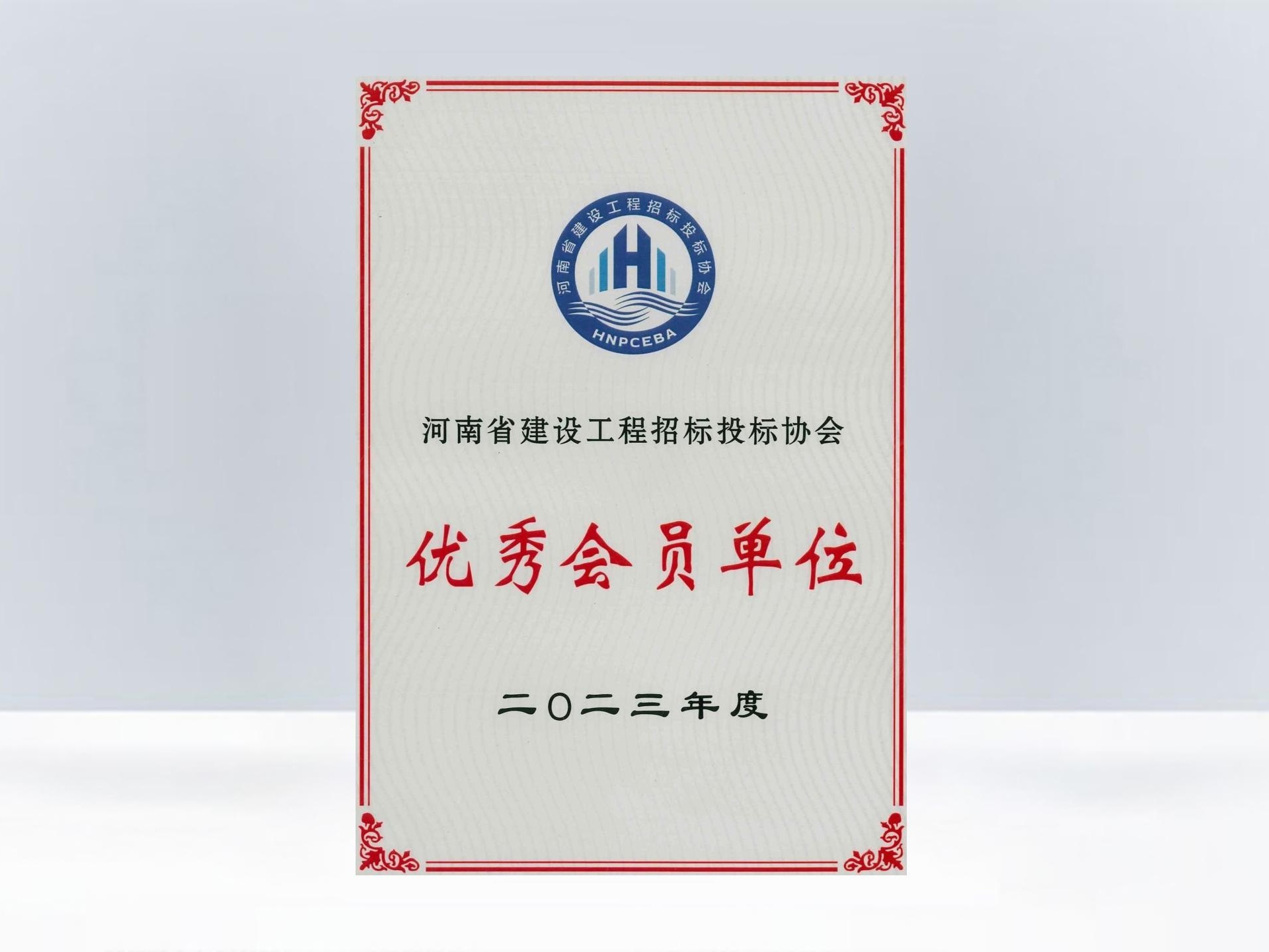 河南省建設(shè)工程招投標(biāo)協(xié)會(huì)優(yōu)秀會(huì)員單位